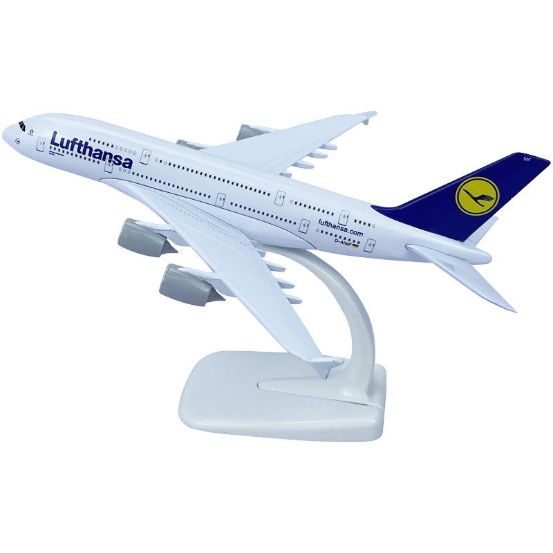 20cm Lufthansa A380 Plane Model