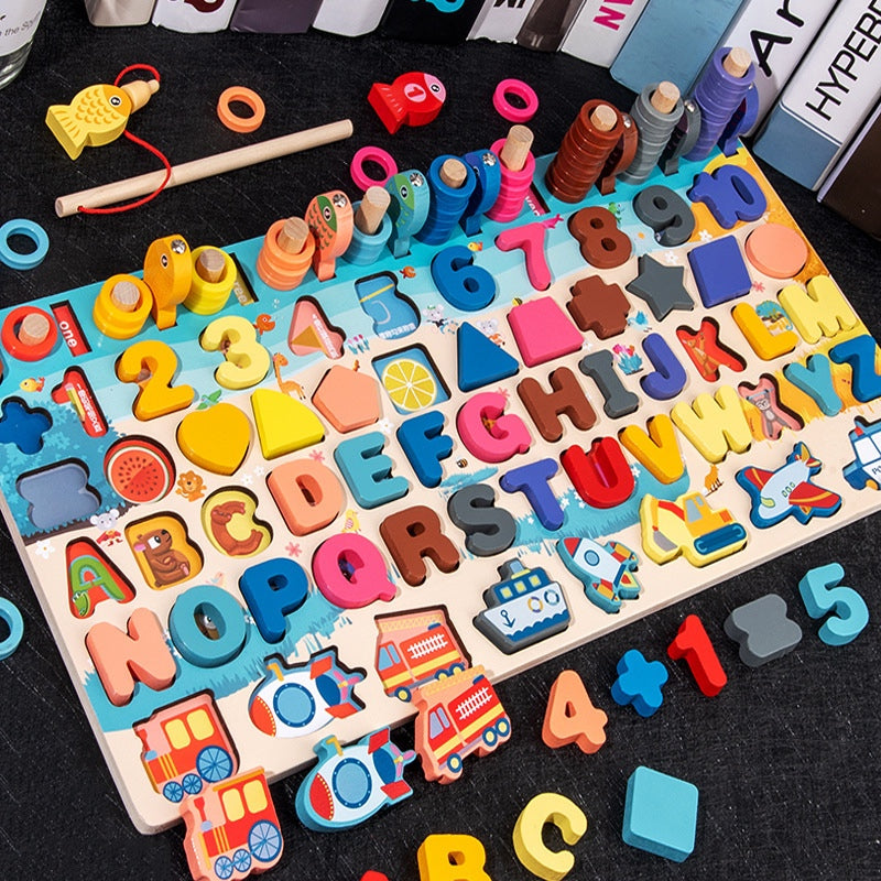 6in1 Rainbow Fishing Puzzle