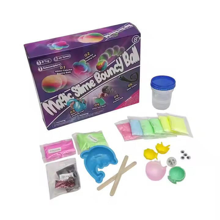 Magic Slime Bouncy Balls STEM DIY Toys