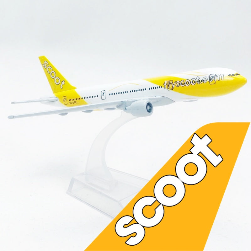 16cm B777 Scoot Airlines Model