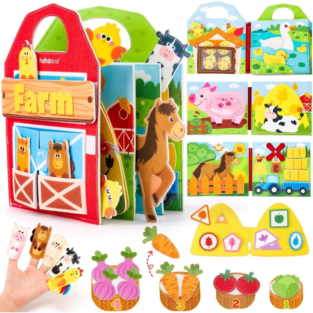 Forest Animals Busy Board Montessori Toy
