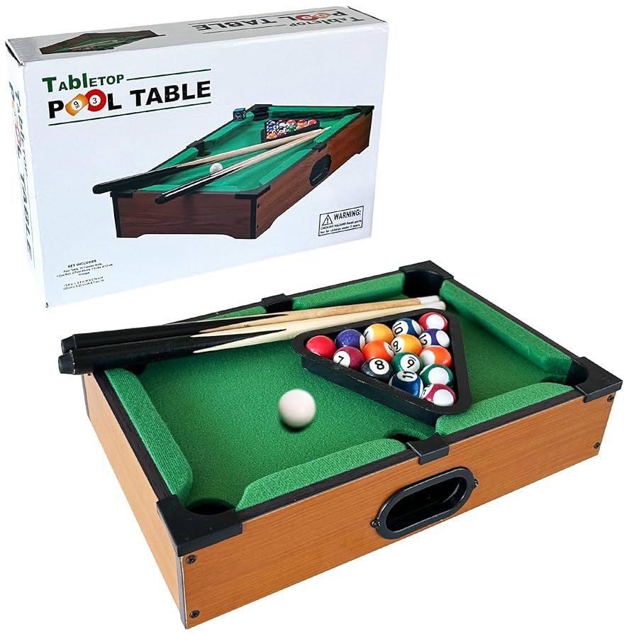 Portable Wooden Billiard Tabletop 51cm