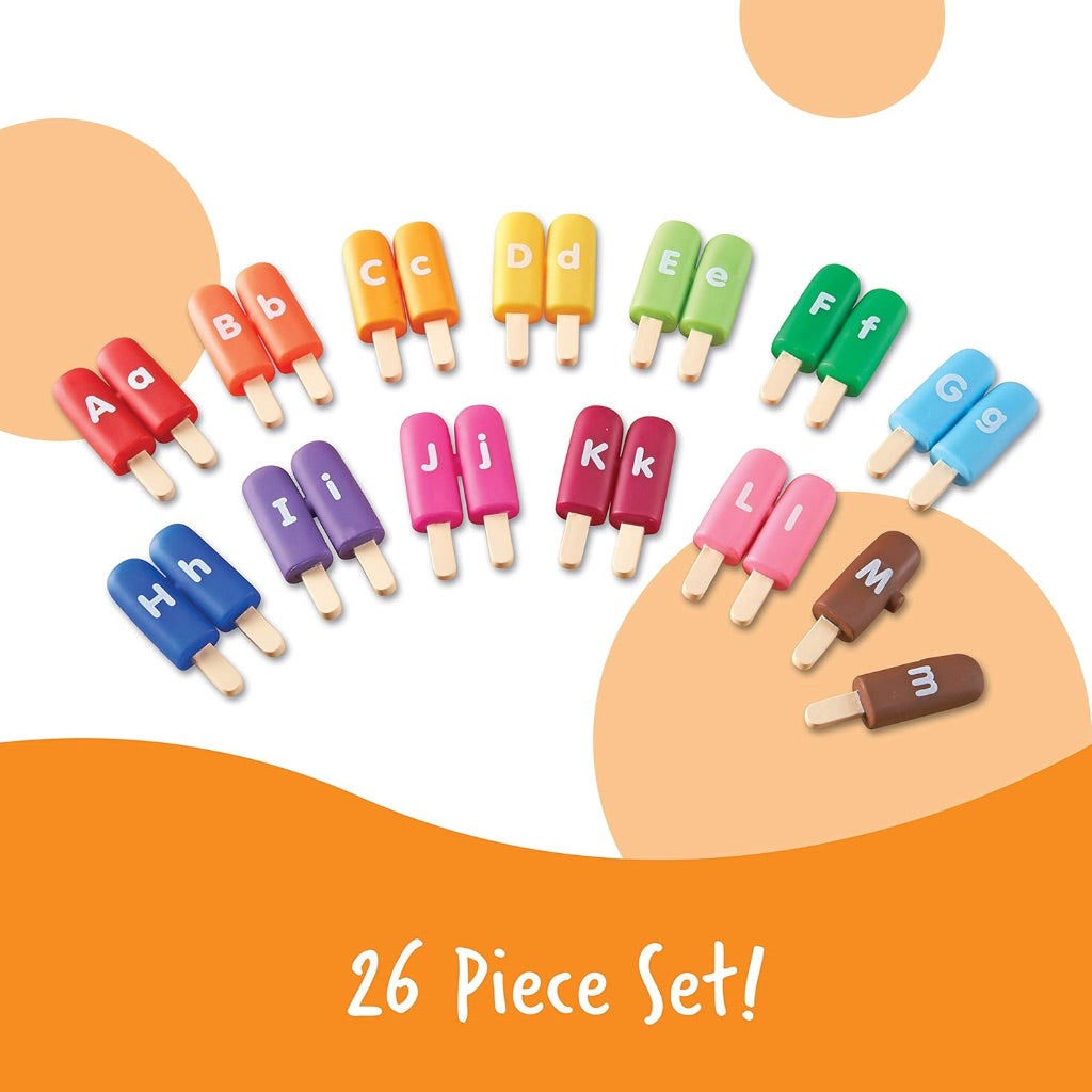 26pc Alphabet Ice Cream Matching Game