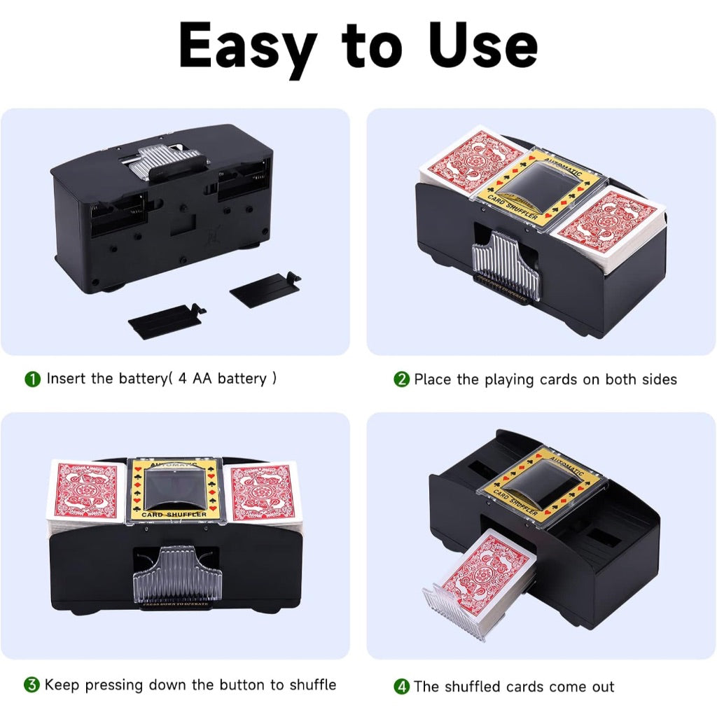 Automatic Poker Playing Cards Deck Shuffler