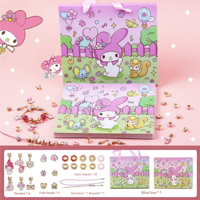 My Melody Blind Box Pink DIY Crafts Bracelet Making
