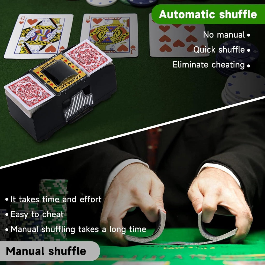 Automatic Poker Playing Cards Deck Shuffler