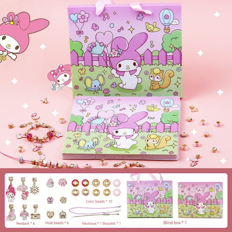 My Melody Blind Box Pink DIY Crafts Bracelet Making