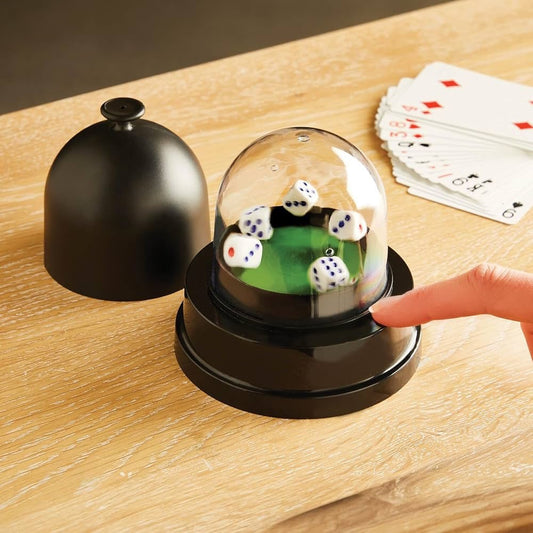 Electric Dice Roller Cup Set with 5 Dices