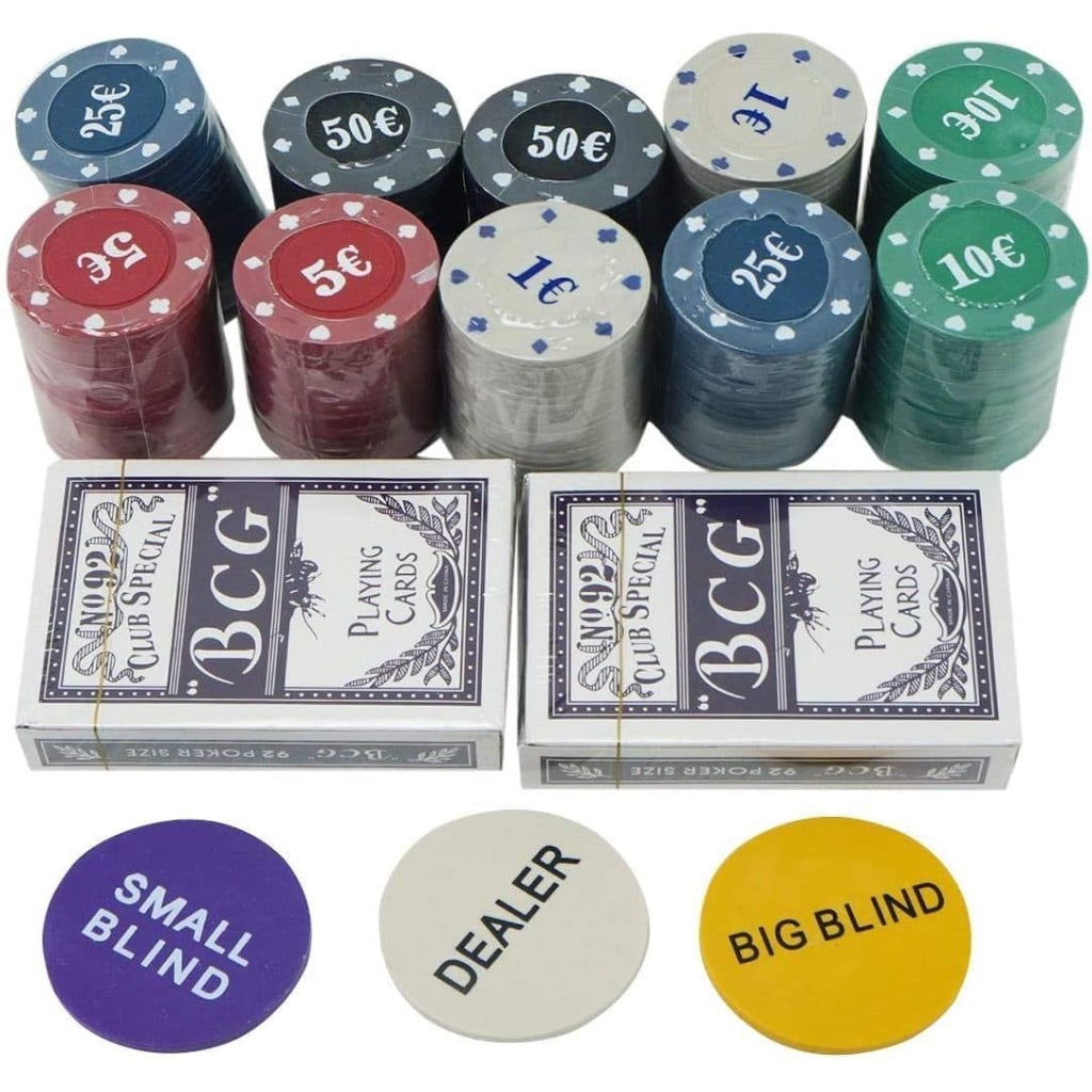 Texas Hold'em 200pc Poker Chips