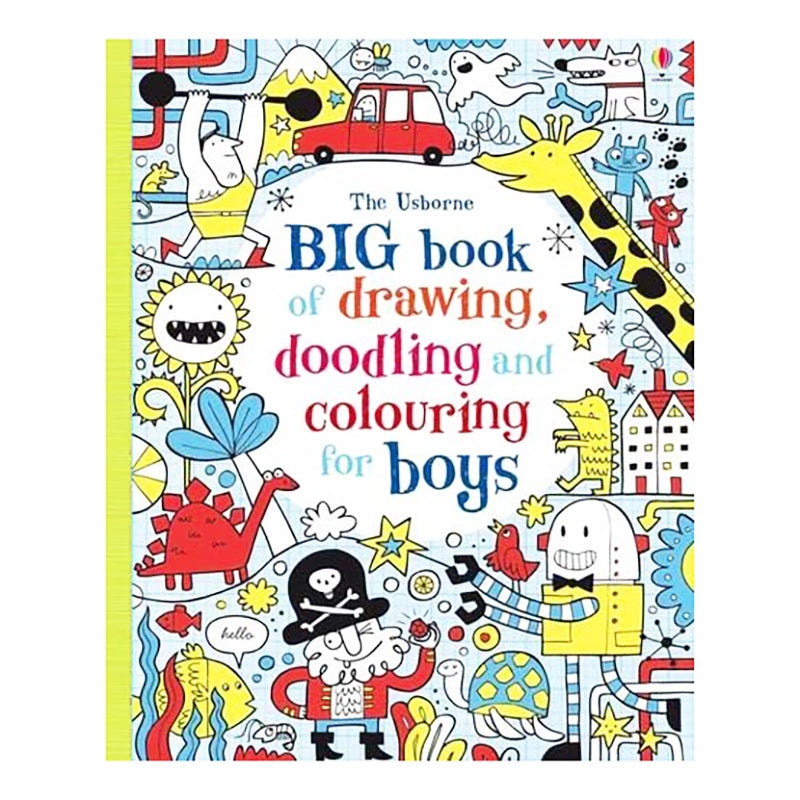 Big Book of drawings doodling colouring for Boys
