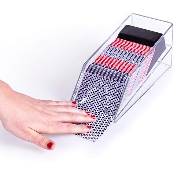 Poker Playing Cards Dispenser Acrylic Shoe