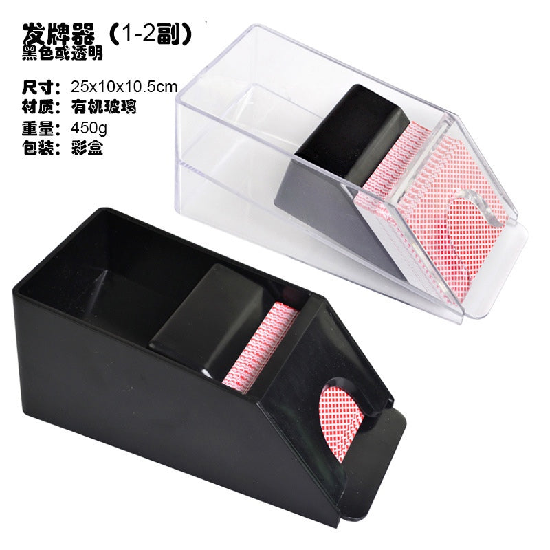 Poker Playing Cards Dispenser Acrylic Shoe