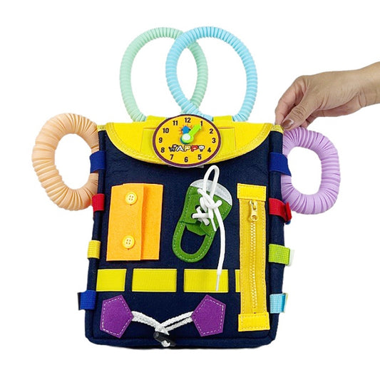 Navy Backpack Busy Bag
