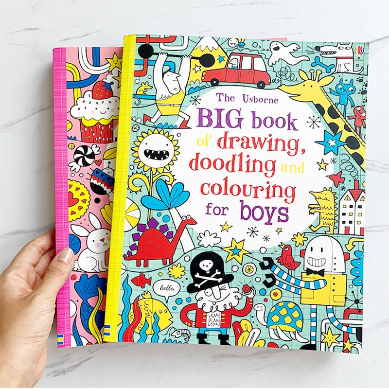 Big Book of drawings doodling colouring for Boys