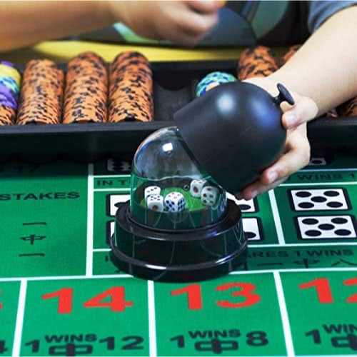 Electric Dice Roller Cup Set with 5 Dices