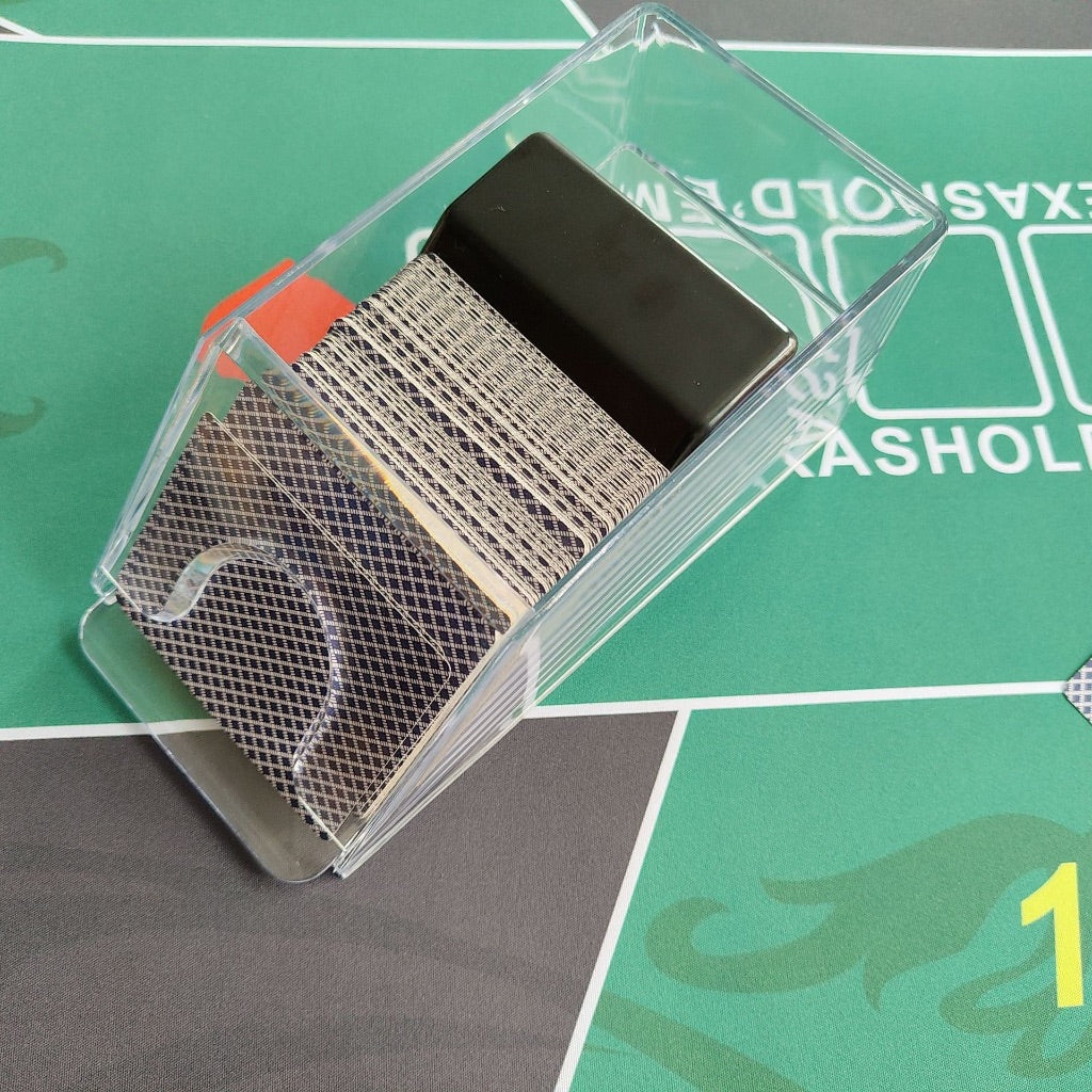 Poker Playing Cards Dispenser Acrylic Shoe