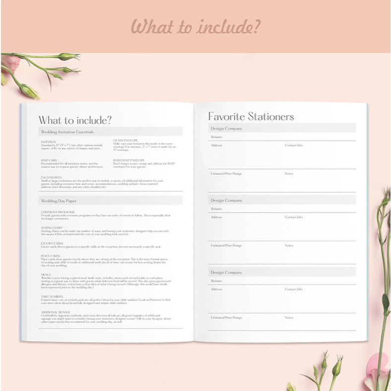 Pink Wedding Planner