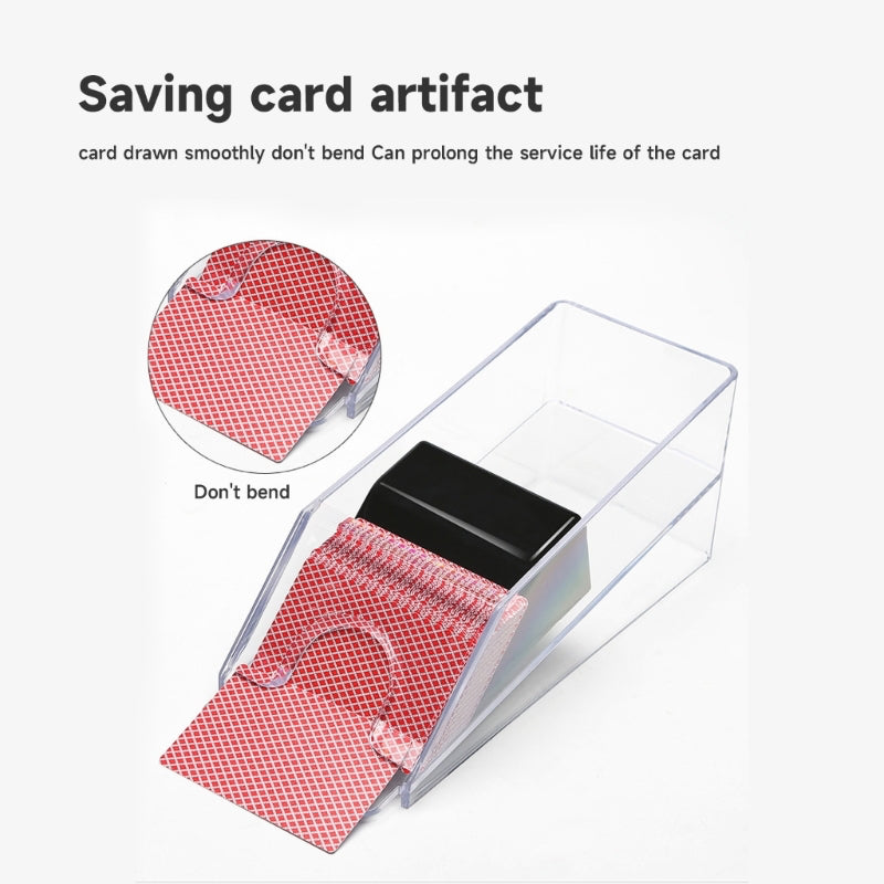 Poker Playing Cards Dispenser Acrylic Shoe