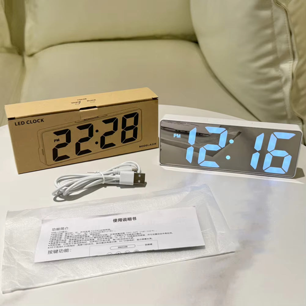 Mirror Digital Alarm Clock