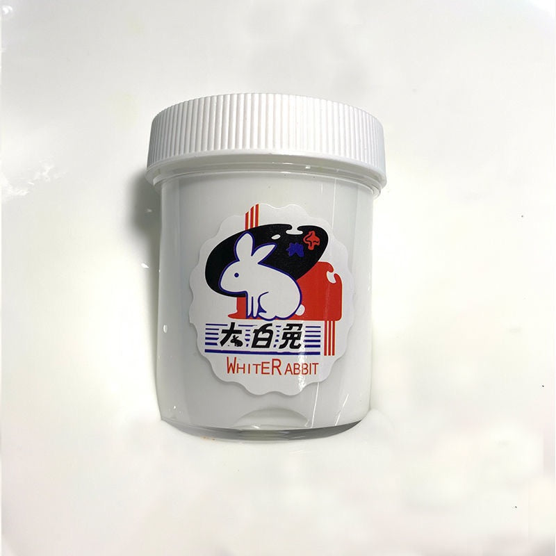 White Rabbit Fluffy Butter Slime Sensory Toy
