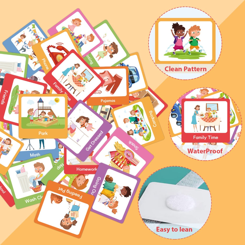 Visual Kids Routine Chart Cards