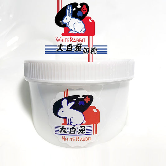 White Rabbit Fluffy Butter Slime Sensory Toy