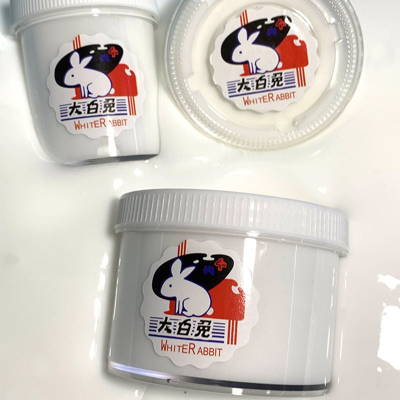 White Rabbit Fluffy Butter Slime Sensory Toy