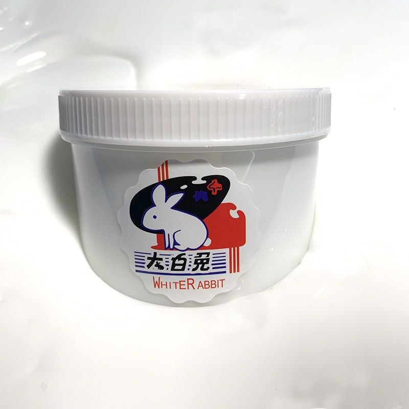 White Rabbit Fluffy Butter Slime Sensory Toy