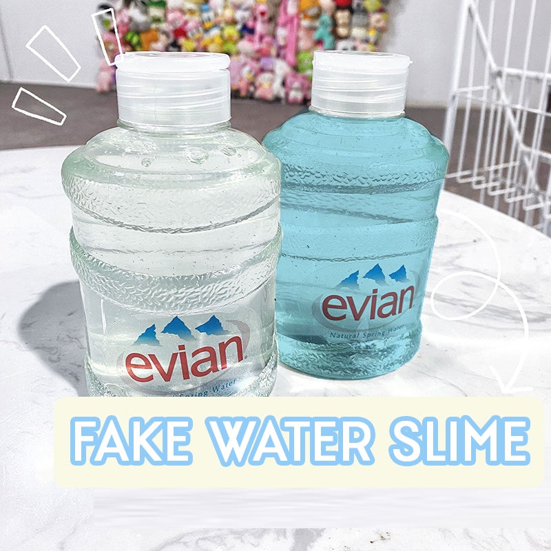 Evian Water Slime Bottle Children Toy