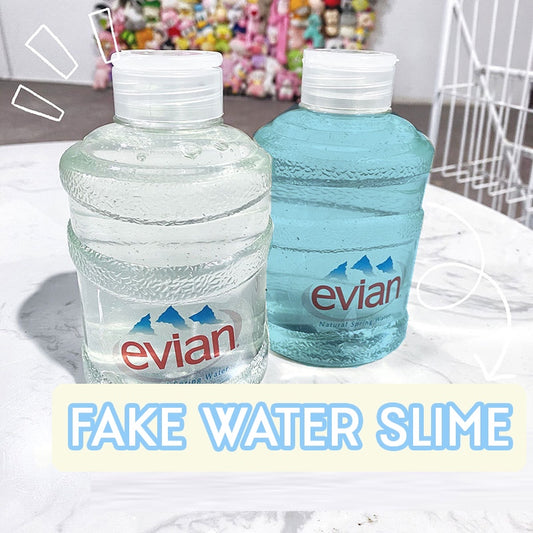 Evian Water Slime Bottle Children Toy