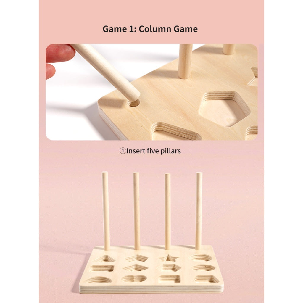 Shape Stacking Matching Board