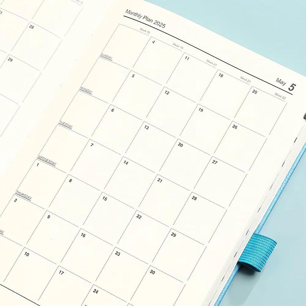 2025 Weekly Monthly A5 Planner