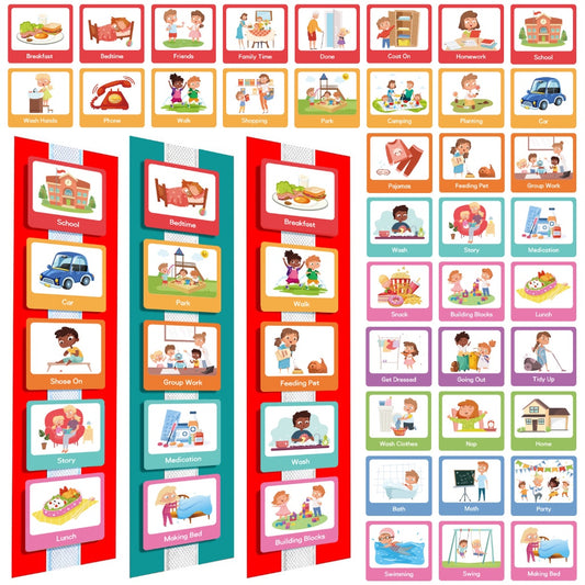 Visual Kids Routine Chart Cards