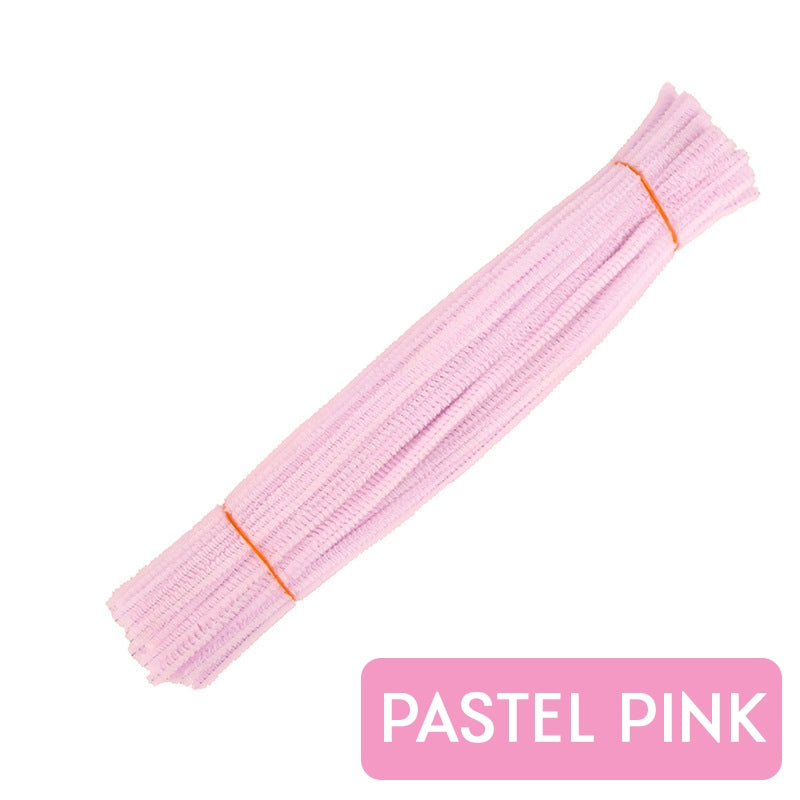 Macaron Pipe Cleaners Flower Fuzzy Wire Sticks DIY Crafts