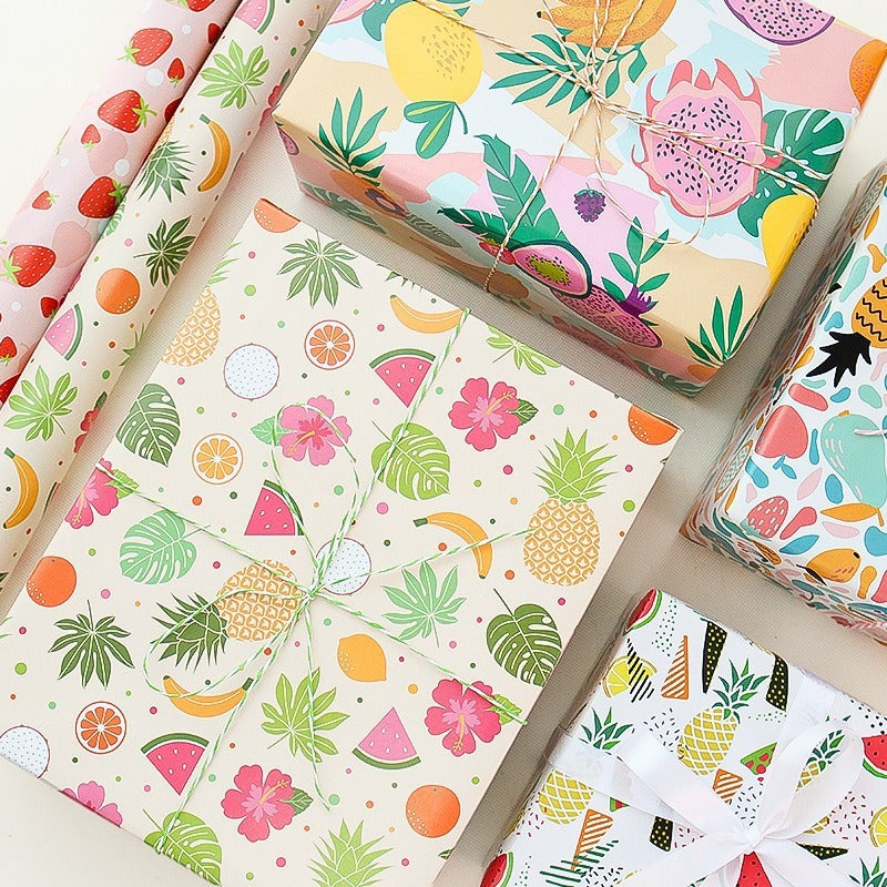 High Quality Prints Birthday Gifts Wrapper Children Kids Xmas Gift Wrapping Paper