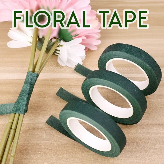 Green Floral Tape DIY Flower Wrapping Bouquets Stem Chenille Crafts