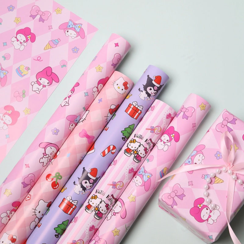 Sanrio Gift Wrapping Paper Children Birthday Gifts Kids Presents Toys Wrap Paper