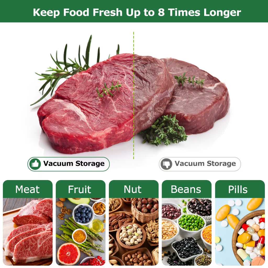 Food Vacuum Sealer Bags 50pcPlastic Freezer Storage Bag