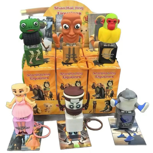 Italian Brainrot Fidget Light Keychain Clicker Toy
