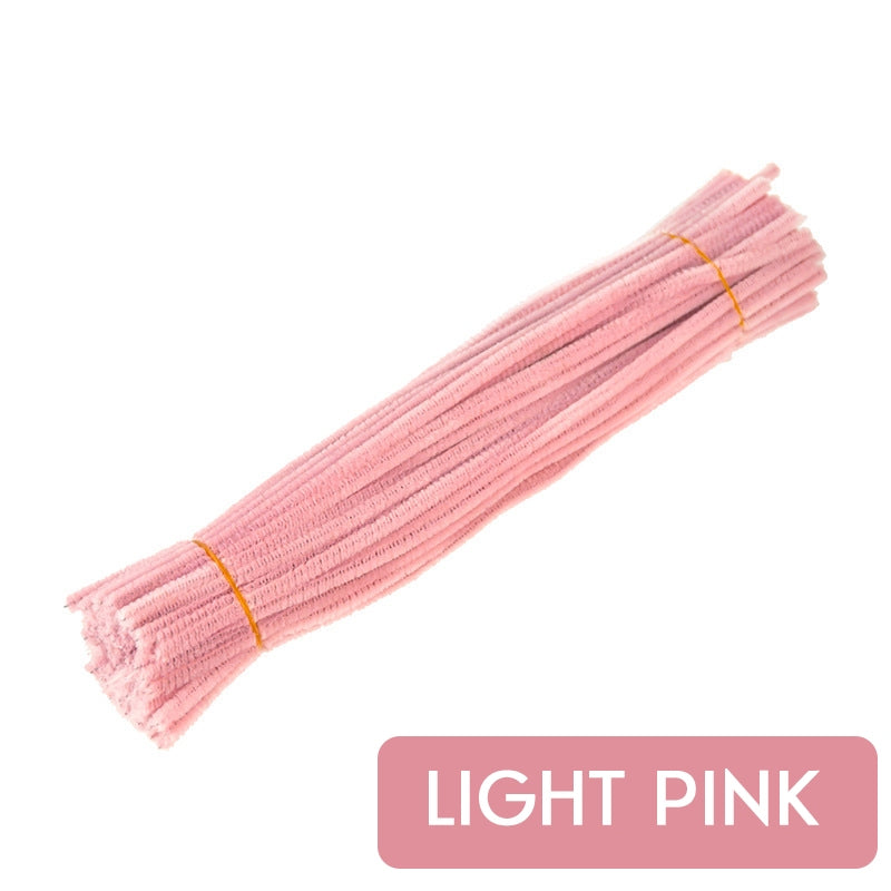 Macaron Pipe Cleaners Flower Fuzzy Wire Sticks DIY Crafts