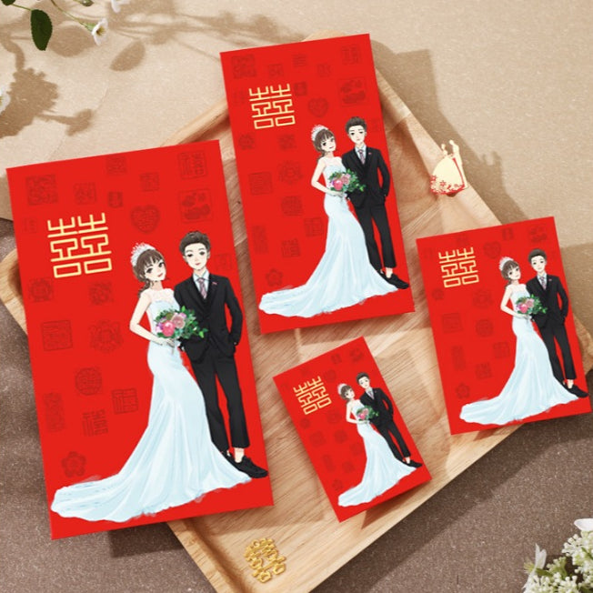 🌟 SG STOCK 🌟 囍 Wedding Ang Bao Shuang Xi Red Packets Angpao 结婚红包 Wedding Angbao Gifts Money Envelope