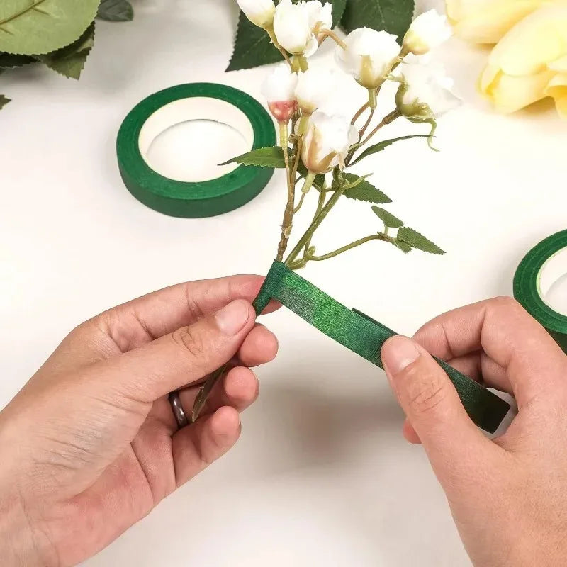 Green Floral Tape DIY Flower Wrapping Bouquets Stem Chenille Crafts
