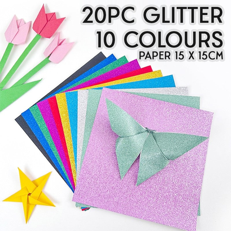 Origami Paper 15cm Creative Square Coloured Folding Paper Kids DIY Art Crafts
