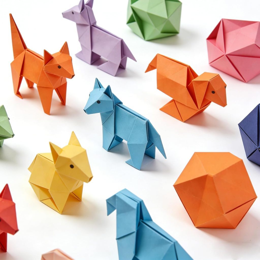 Origami Paper 15cm Creative Square Coloured Folding Paper Kids DIY Art Crafts