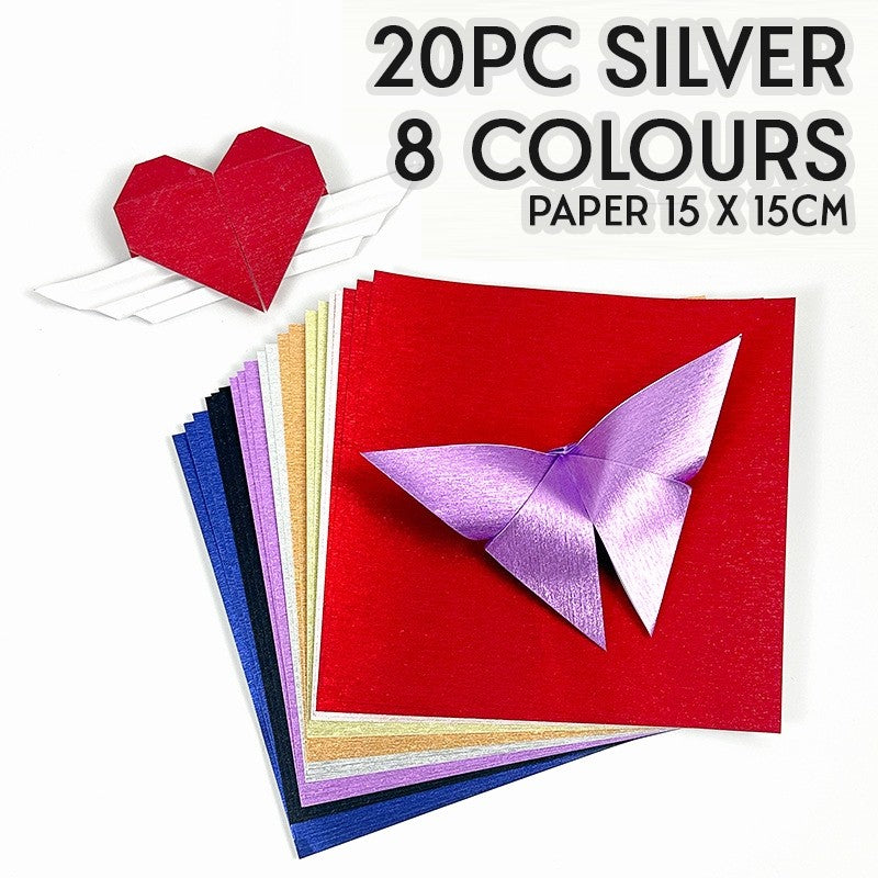 Origami Paper 15cm Creative Square Coloured Folding Paper Kids DIY Art Crafts