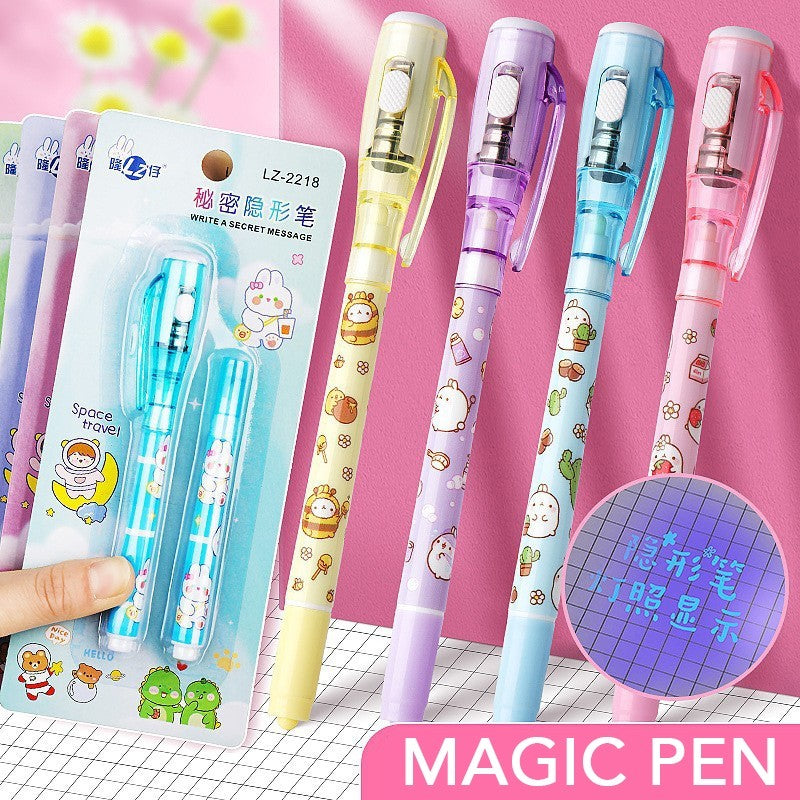 Magic Invisible Ink Spy Pen Invincible Children Birthday Kids Goodie Bag Toy Gift