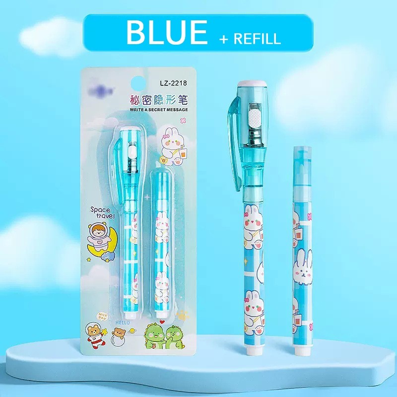 Magic Invisible Ink Spy Pen Invincible Children Birthday Kids Goodie Bag Toy Gift
