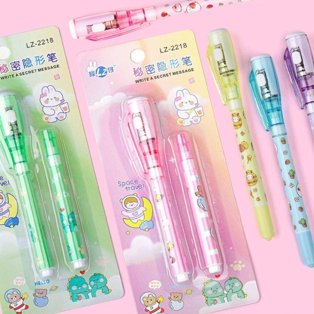 Magic Invisible Ink Spy Pen Invincible Children Birthday Kids Goodie Bag Toy Gift
