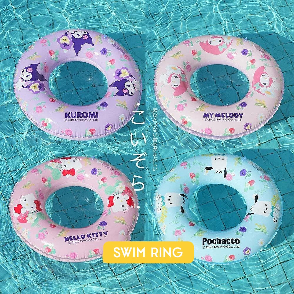 Kids Inflatable Girls Pool Float Sanrio Swimming Ring