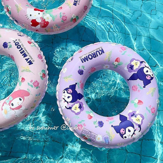 Kids Inflatable Girls Pool Float Sanrio Swimming Ring